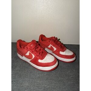 Nike Air Force 1 Low Red White Valentines Day FZ3552-612  Women's US 4, US 2.5Y